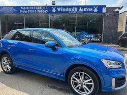 Blue Used 2018 Audi Q2 S-Line SUV | £13,950 (Fair price)