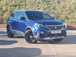Blue Used 2017 Peugeot 3008 GT-line SUV | £11,498 (Fair price)