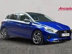 Blue Used 2021 Hyundai i20 Ultimate Hatchback | £15,495 (Fair price)