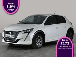 White Used 2022 Peugeot e-208 Allure Premium Hatchback | £12,534 (Good price)