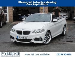 White Used 2016 BMW 218 M Sport Cabriolet | £7,795 (Good price)
