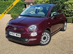 Red Used 2017 Fiat 500 Lounge Hatchback | £7,131 (Fair price)