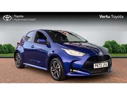 Blue Used 2022 Toyota Yaris Hybrid Design Hatchback | £18,293 (Fair price)