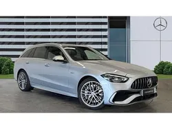 Silver Used 2024 Mercedes C43 AMG Premium Estate | £46,182 (Good price)