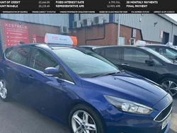 Blue Used 2016 Ford Focus Zetec Hatchback | £6,150 (Fair price)