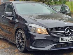 Black Used 2017 Mercedes A200 AMG line Hatchback | £9,970 (Fair price)