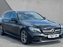 Black Used 2019 Mercedes C200 AMG Line Premium Estate | £16,388 (Fair price)