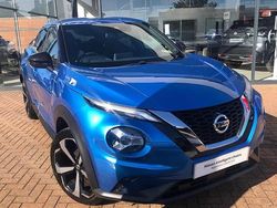 Blue Used 2022 Nissan Juke Tekna SUV | £18,199 (Fair price)