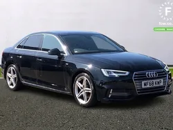 Black Used 2018 Audi A4 S-Line Sedan | £13,399 (Fair price)