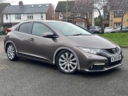 Brown Used 2012 Honda Civic EX Hatchback | £4,225 (Fair price)