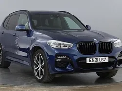 Blue Used 2021 BMW X3 M Sport SUV | £34,426 (A bit pricey)