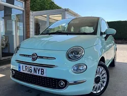 Green Used 2016 Fiat 500 Lounge Hatchback | £5,995 (Fair price)