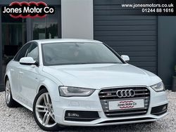 White Used 2013 Audi A4 S-Line Sedan | £14,394