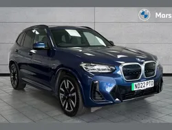 Phytonic blue metallic paint Used 2022 BMW iX3 M Sport SUV | £29,096 (Fair price)