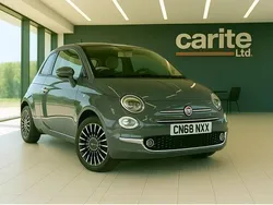 Grey Used 2018 Fiat 500 Lounge Hatchback | £6,995 (Fair price)