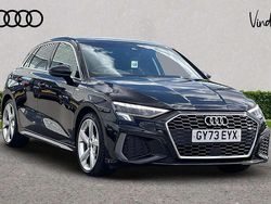Black Used 2023 Audi A3 S-Line Hatchback | £21,988 (Fair price)