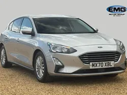 Silver Used 2020 Ford Focus Titanium Hatchback | £13,495 (Fair price)