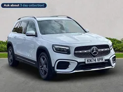 White Used 2024 Mercedes GLB200 AMG Line Premium SUV | £33,797 (Expensive)