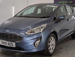 Blue Used 2019 Ford Fiesta Zetec Hatchback | £8,945 (Fair price)