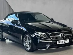 Black Used 2019 Mercedes E300 AMG line Cabriolet | £24,280 (Fair price)