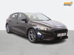 Black Used 2018 Ford Focus ST-Line Hatchback | £11,295 (Fair price)