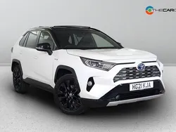 White Used 2021 Toyota RAV4 Hybrid SUV | £25,975 (Fair price)