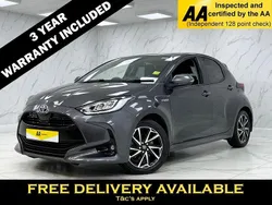 Grey Used 2021 Toyota Yaris Hybrid Design Hatchback | £15,295 (Fair price)