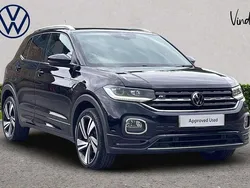 Black Used 2021 VW T-Cross R-line SUV | £16,977 (Fair price)