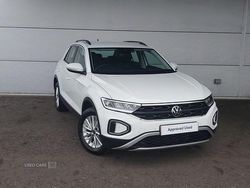 White Used 2023 VW T-Roc Life SUV | £18,995 (Fair price)