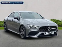 Grey Used 2023 Mercedes CLA200 AMG Line Premium Coupe | £27,399 (Fair price)