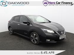 Black Used 2020 Nissan Leaf N-Connecta Hatchback | £10,285 (A bit pricey)