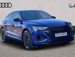 Blue Used 2024 Audi Q8 e-tron Black Edition SUV | £48,600 (Expensive)