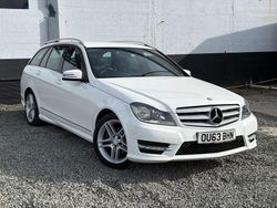 White Used 2013 Mercedes C220 AMG Estate | £5,985 (Fair price)