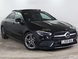Black Used 2019 Mercedes CLA180 AMG line Sedan | £19,975 (Fair price)