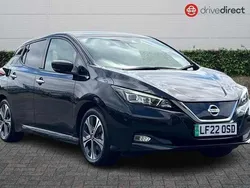 Special pearl pearl black Used 2021 Nissan Leaf Tekna Hatchback | £11,298 (Fair price)