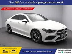 White Used 2020 Mercedes CLA180 AMG line Sedan | £21,000 (Fair price)