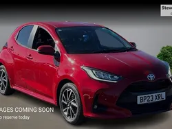 Red Used 2023 Toyota Yaris Hybrid Design Hatchback | £16,995 (Good price)