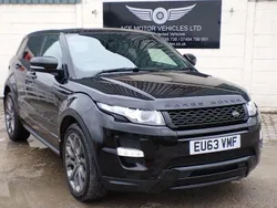 Black Used 2013 Land Rover Range Rover evoque Dynamic SUV | £8,499 (Fair price)