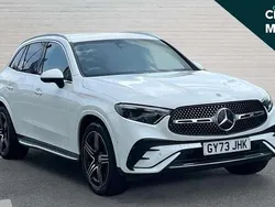 White Used 2023 Mercedes GLC220 AMG Line Premium SUV | £43,492