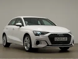 White Used 2024 Audi A3 e-tron Sport Hatchback | £23,998 (Good price)