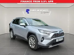 Silver Used 2021 Toyota RAV4 Hybrid SUV | £27,250 (Fair price)