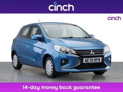 Blue Used 2020 Mitsubishi Mirage Hatchback | £8,099 (Fair price)