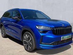 Race blue Used 2025 Skoda Kodiaq SportLine SUV | £41,381