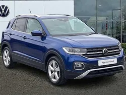 Blue Used 2021 VW T-Cross SEL SUV | £15,295 (Fair price)