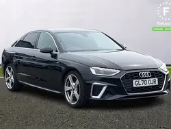Black Used 2020 Audi A4 S-Line Sedan | £19,799 (Fair price)