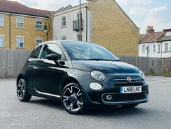 Black Used 2018 Fiat 500 S Hatchback | £4,500 (Fair price)