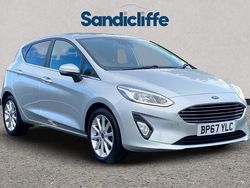 Silver Used 2018 Ford Fiesta Titanium Hatchback | £7,573 (Fair price)