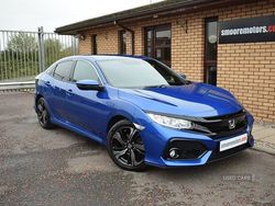 Blue Used 2017 Honda Civic SR Hatchback | £11,750 (Good price)
