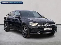 Black Used 2019 Mercedes GLC220 AMG line Coupe | £23,499 (Good price)