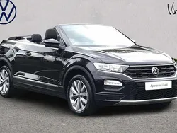 Black Used 2021 VW T-Roc Cabriolet Design Cabriolet | £18,763 (Fair price)